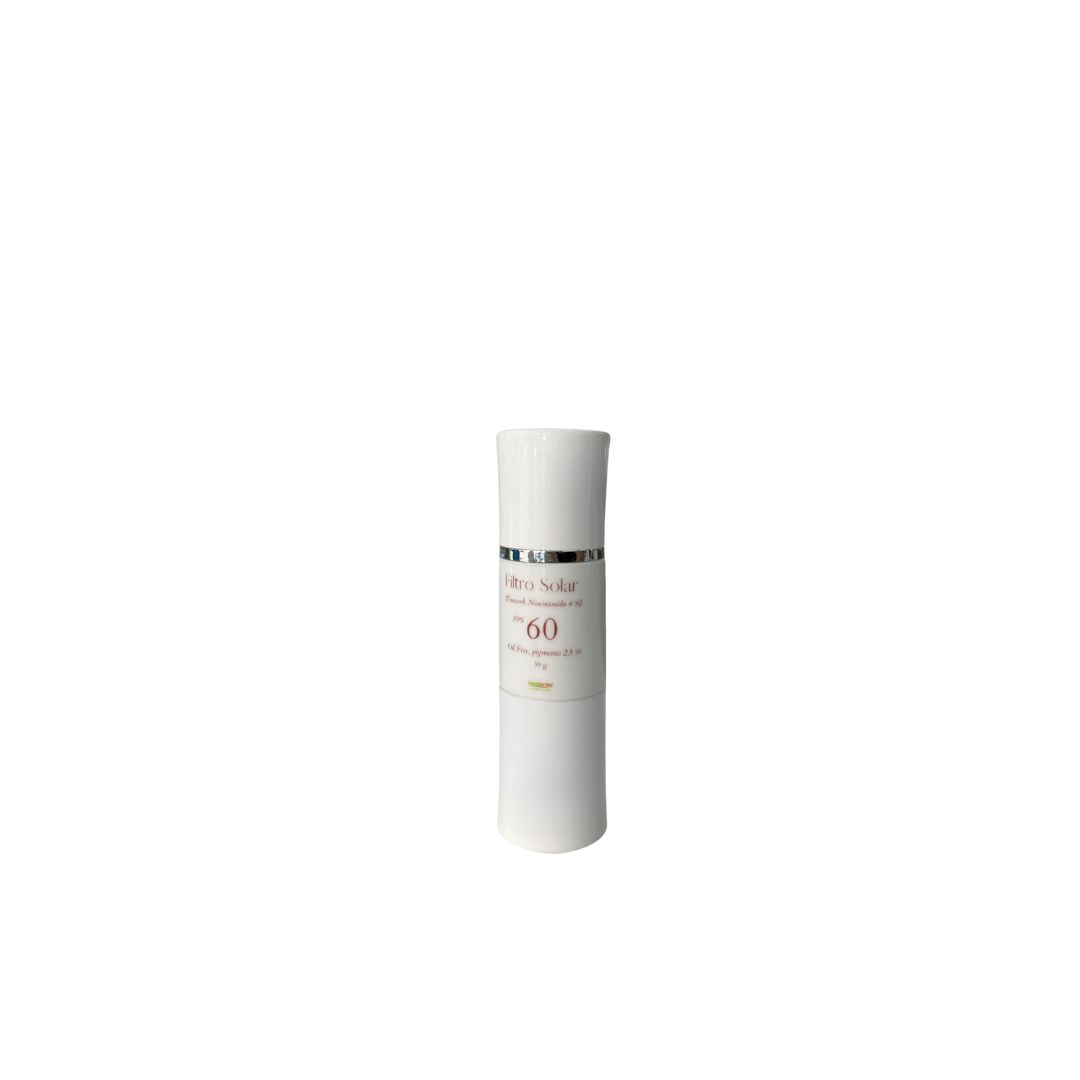 Filtro Solar Tinosorb FPS 60 com niacinamida. Tom médio 30g