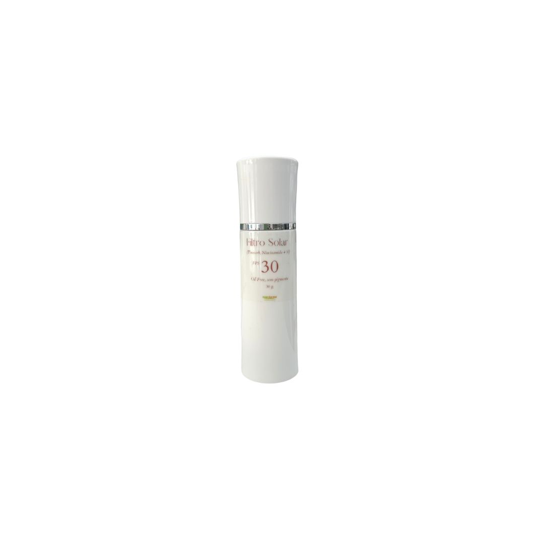 Filtro Solar Tinosorb FPS 30 com niacinamida. Sem cor, 30g
