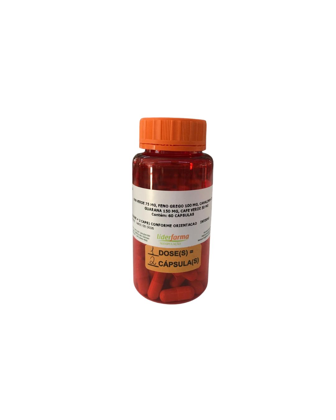 Fórmula:  Apoio ao metabolismo, emagrecimento e bem-estar geral - 30 doses